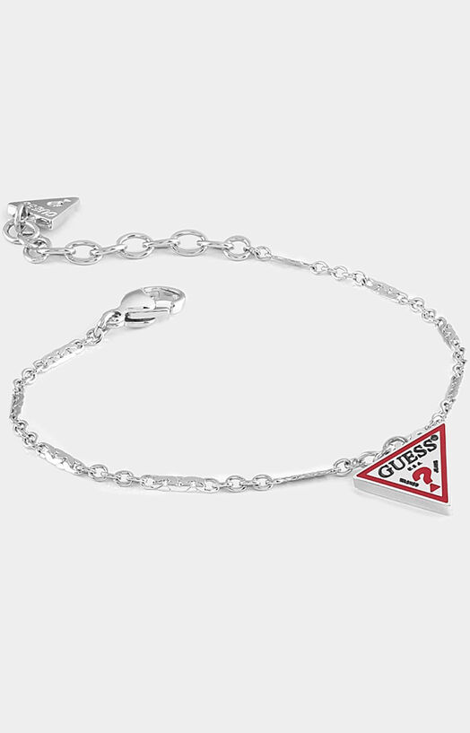 Triangle logo charm bracelet brand GUESS —