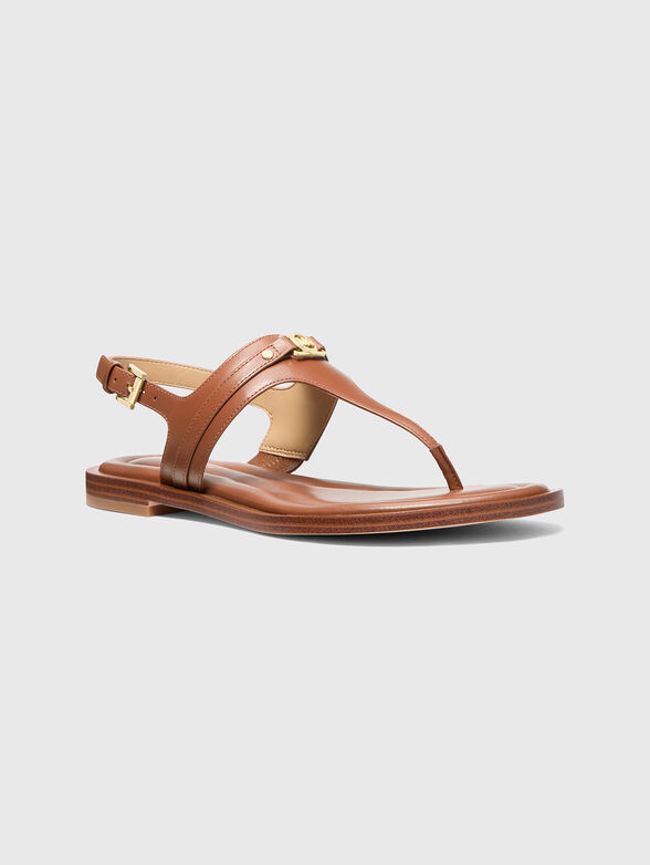 MANY Black leather sandals - 2