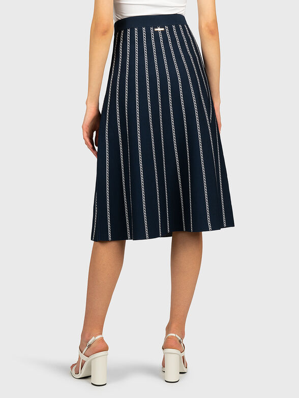 Pin stripe chain skirt - 2