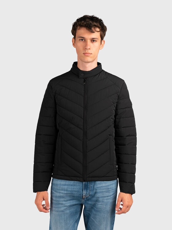 Padded jacket with quilted effect - 1