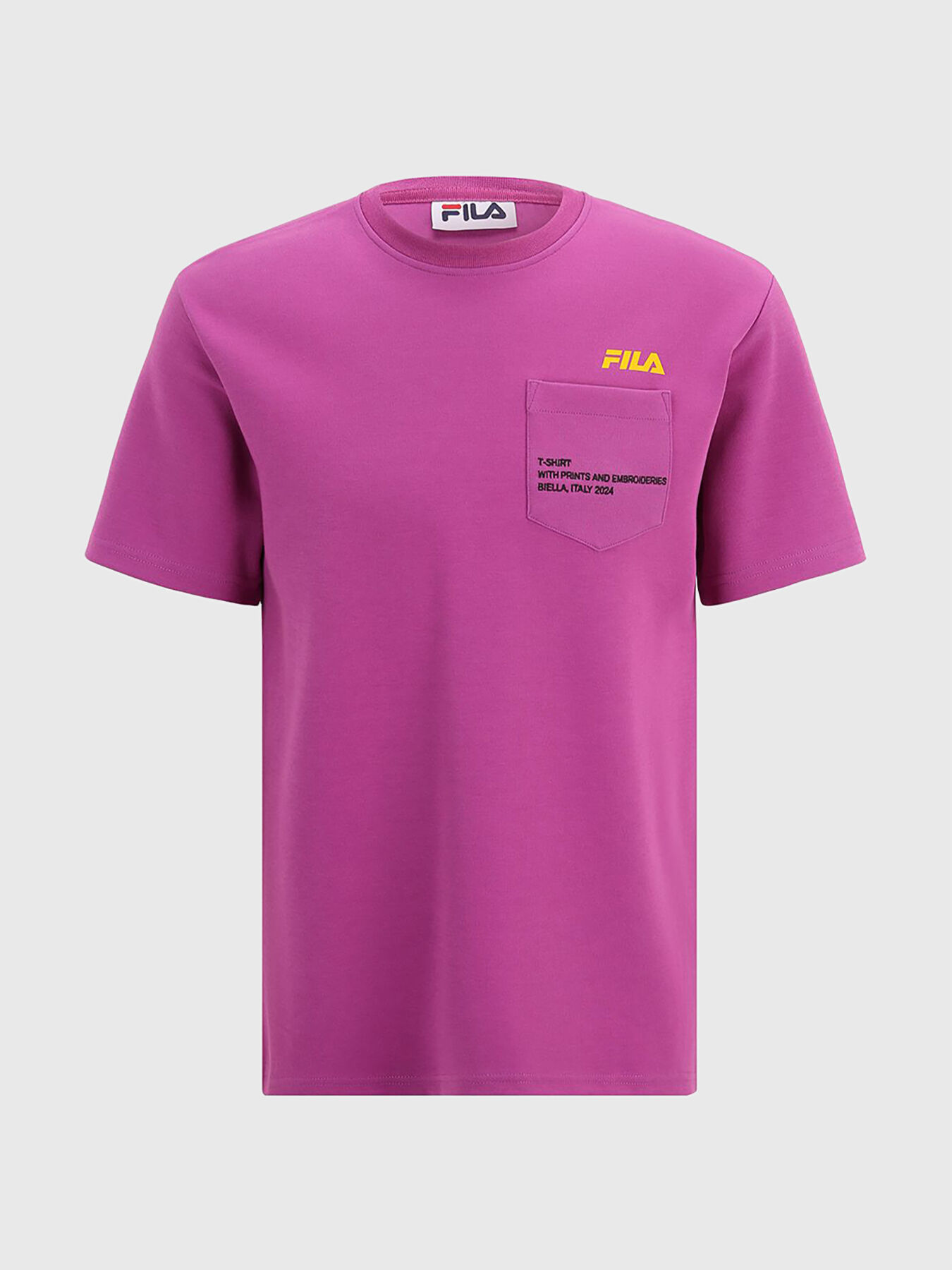 T-shirt with oval neckline brand FILA — Globalbrandsstore.com/en