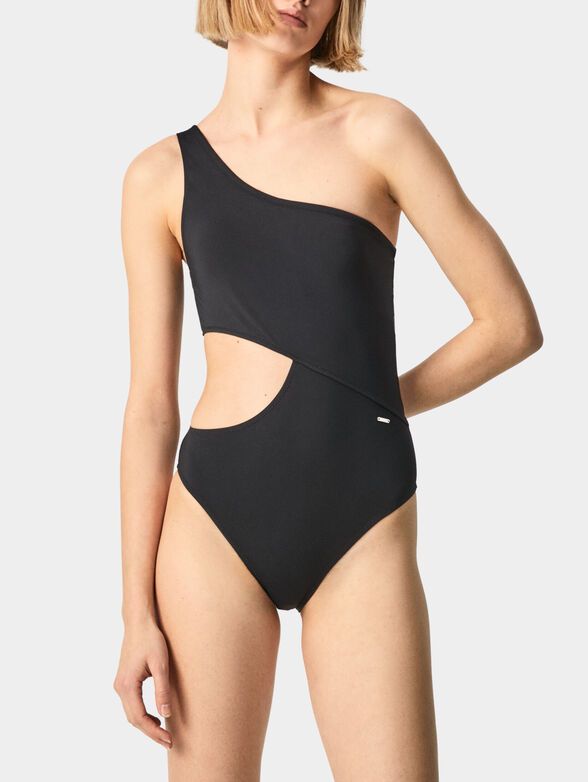 LIZ black one-piece swimsuit - 0