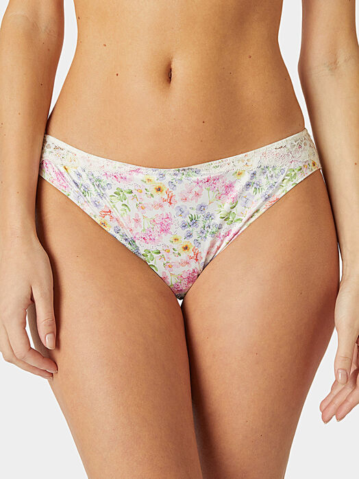 ECO-CANDIES briefs with floral print