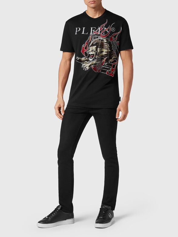 T-shirt with rhinestones  - 2