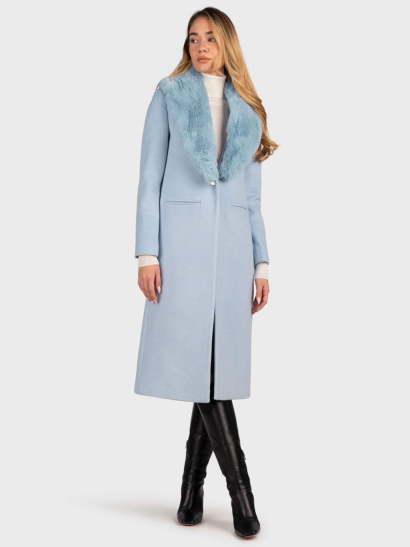 Wool blend coat brand LIU JO — Globalbrandsstore.com/en