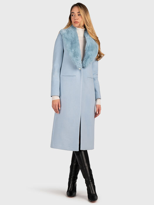 Wool blend coat