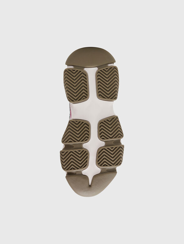 PRIVY sneakers in beige with rhinestones - 5