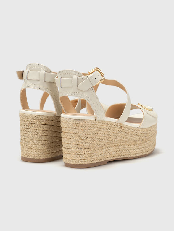 BALI 01 leather sandals in brown - 3