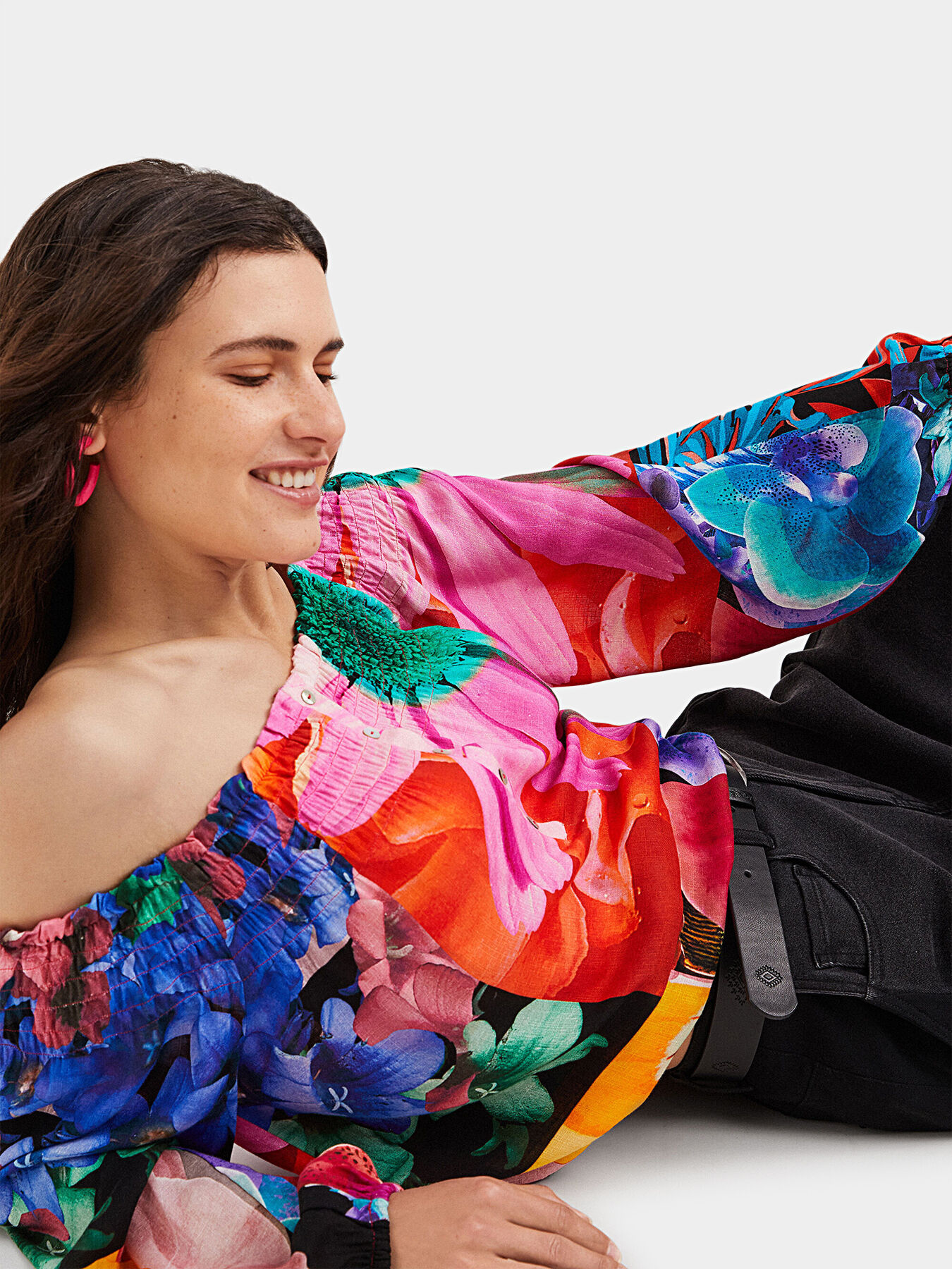 TRAVIS blouse with long sleeves brand DESIGUAL