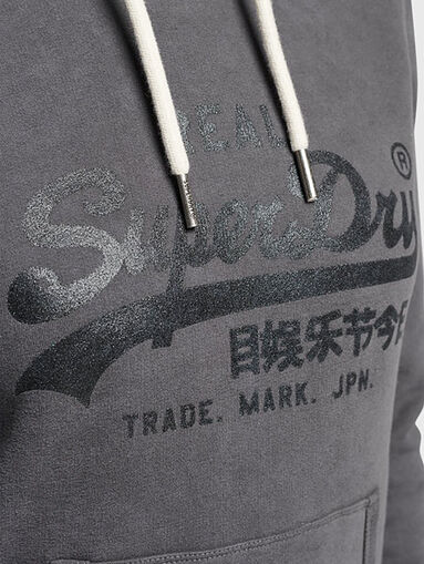 VINTAGE LOGO hooded sweatshirt - 4