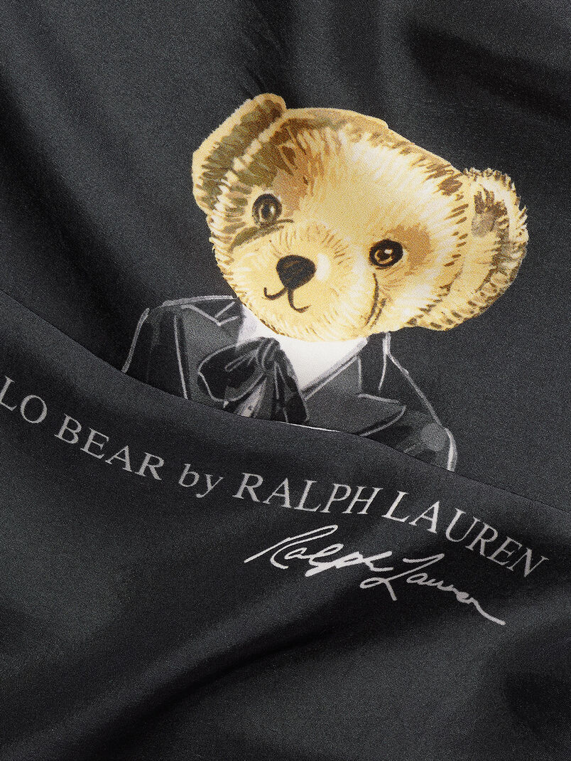 Square scarf with Polo Bear print - 3
