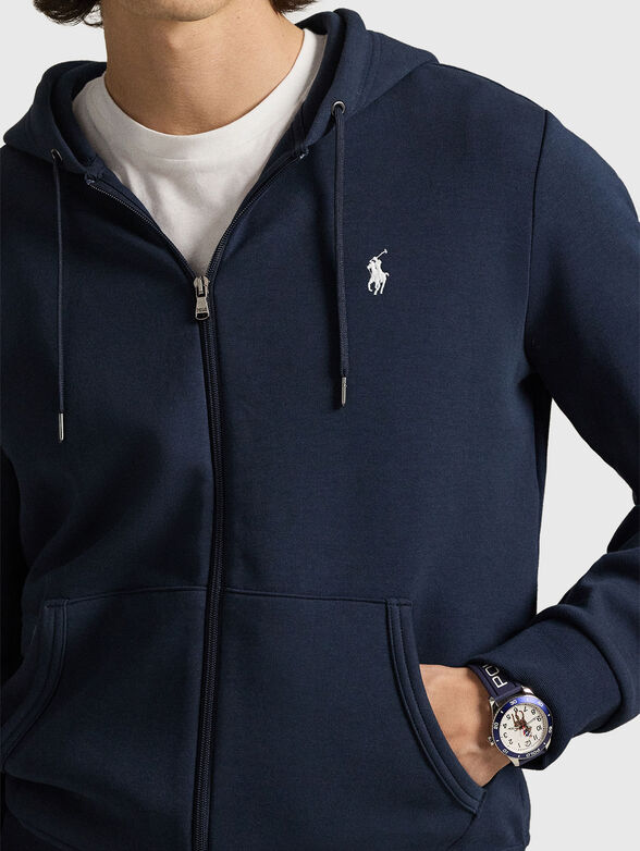 Sweatshirt with embroidered logo  - 4