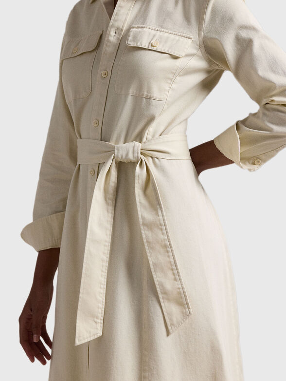 Maxi dress with belt - 3