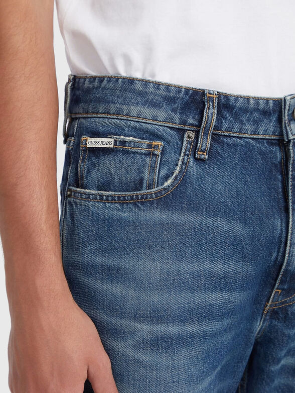 Straight jeans with washed effect - 5