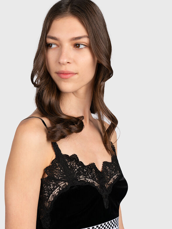 Baroque-print dress - 4