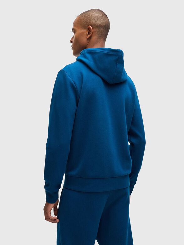 Sweatshirt with hood and zip - 2