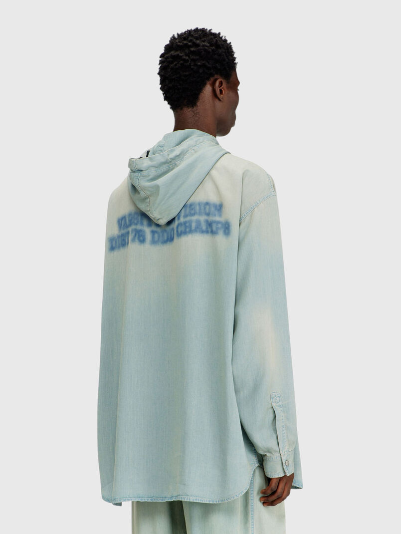 Oversized hooded shirt - 3
