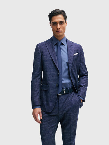 Blue cotton shirt  - 5