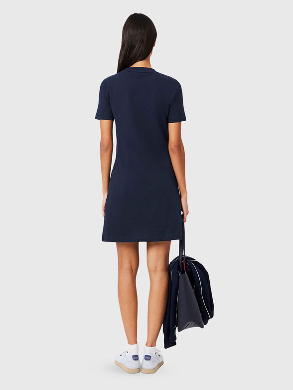 Short sleeved mini dress with logo - 2