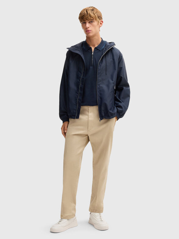 PARAS structured-cotton polo shirt with zip - 2