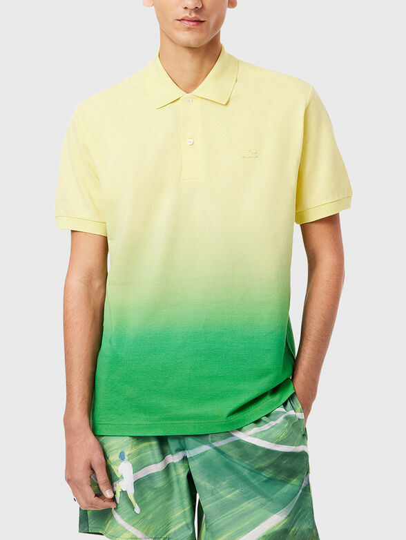 Cotton polo shirt with logo embroidery - 1