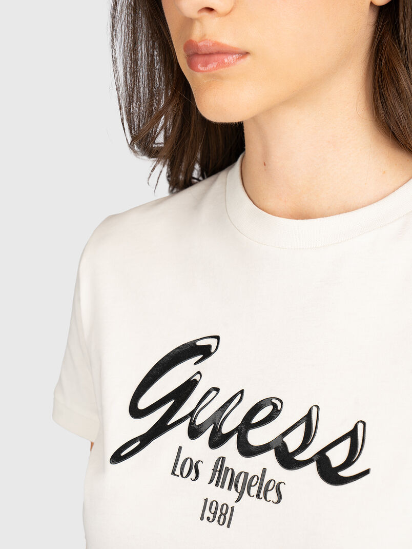 Cotton T-shirt with logo detail - 3