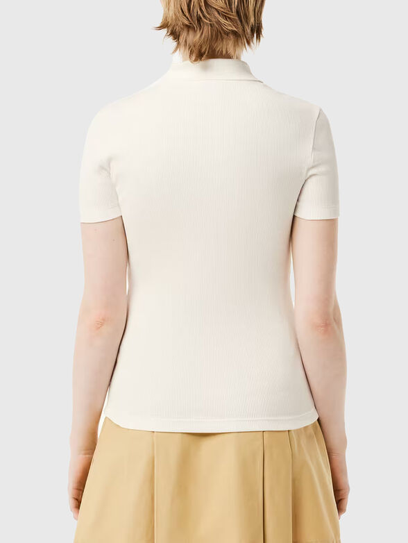 Slim-fit polo shirt in  black  - 2