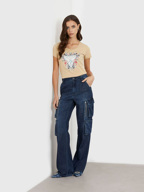 Floral print T-shirt  - 2