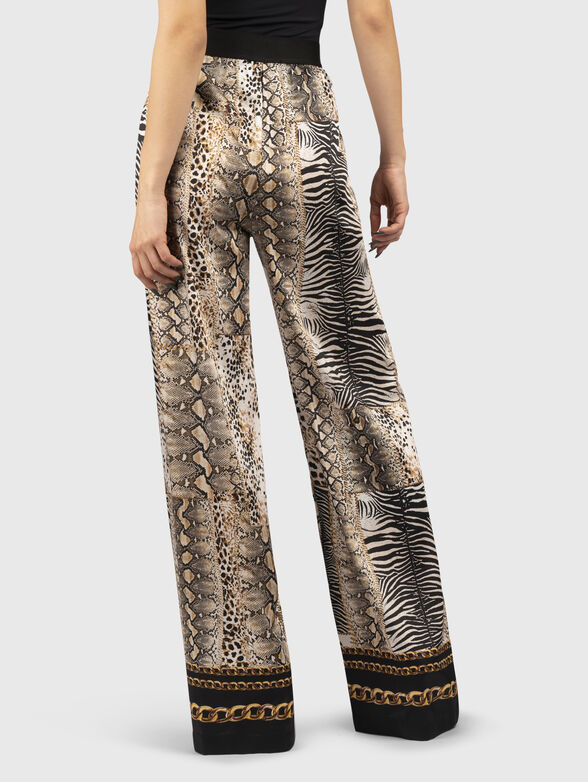 Animal print palazzo pants - 2