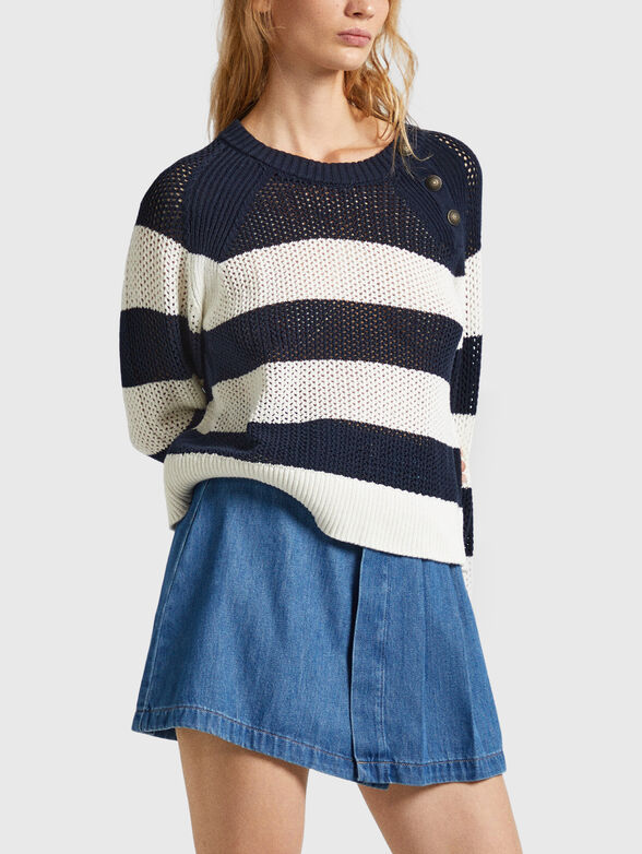 Mini denim skirt - 4