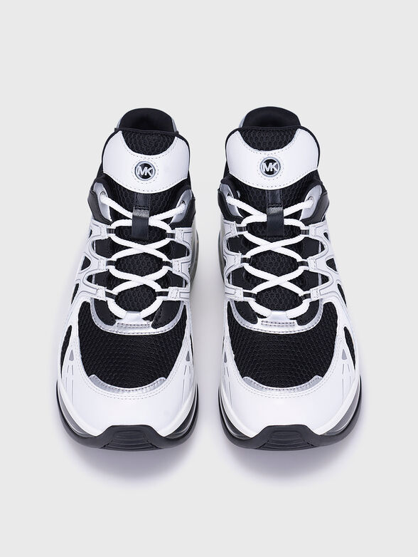 OLYMPIA black and white sneakers - 6