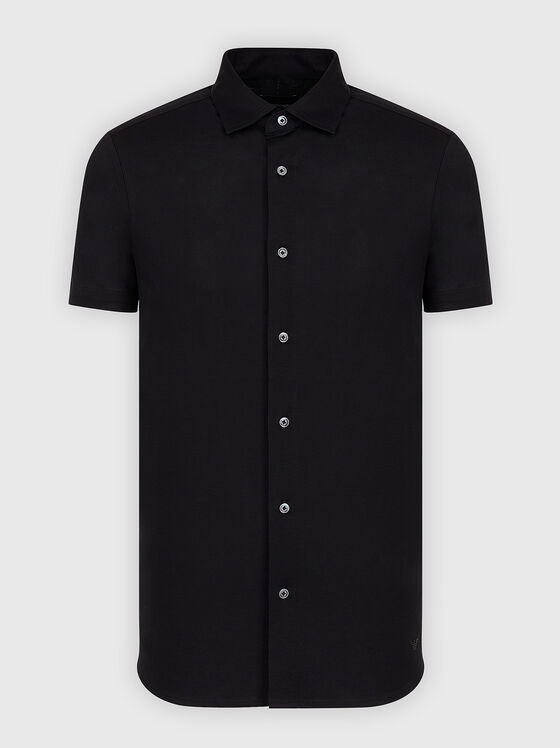 Black short sleeve shirt - 1