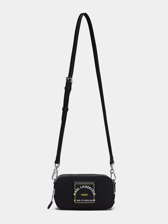 Crossbody bag with granular texture - 1