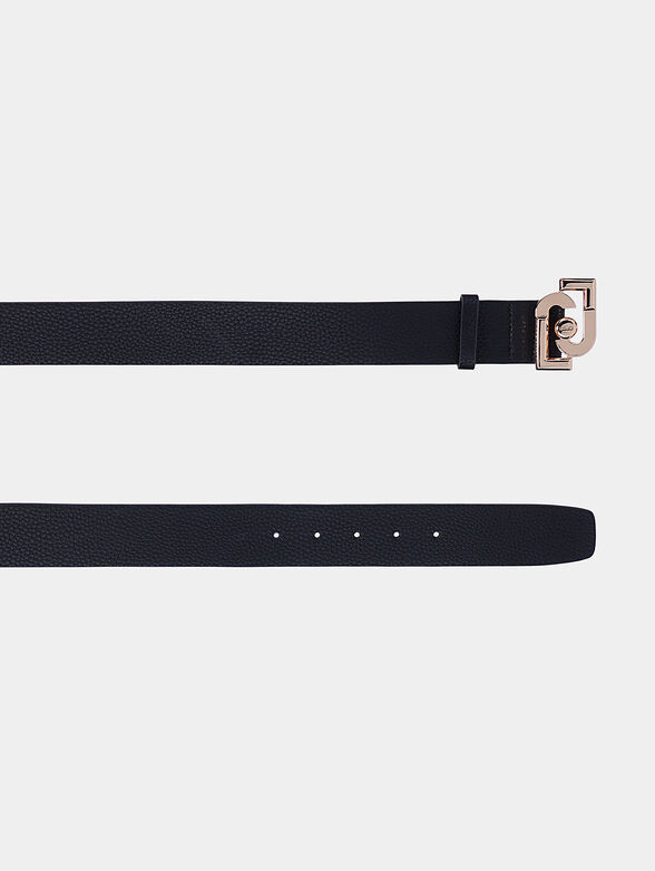 Belt with logo buckle - 2