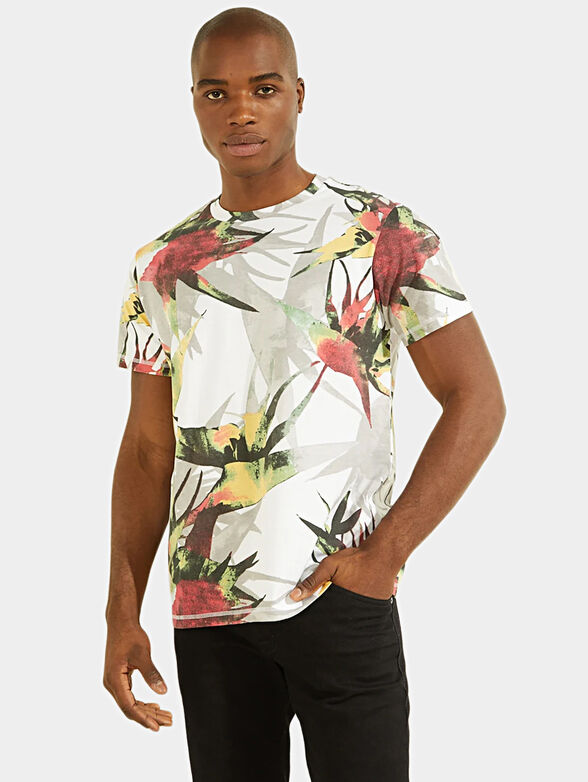 STRELY T-shirt with floral print - 1