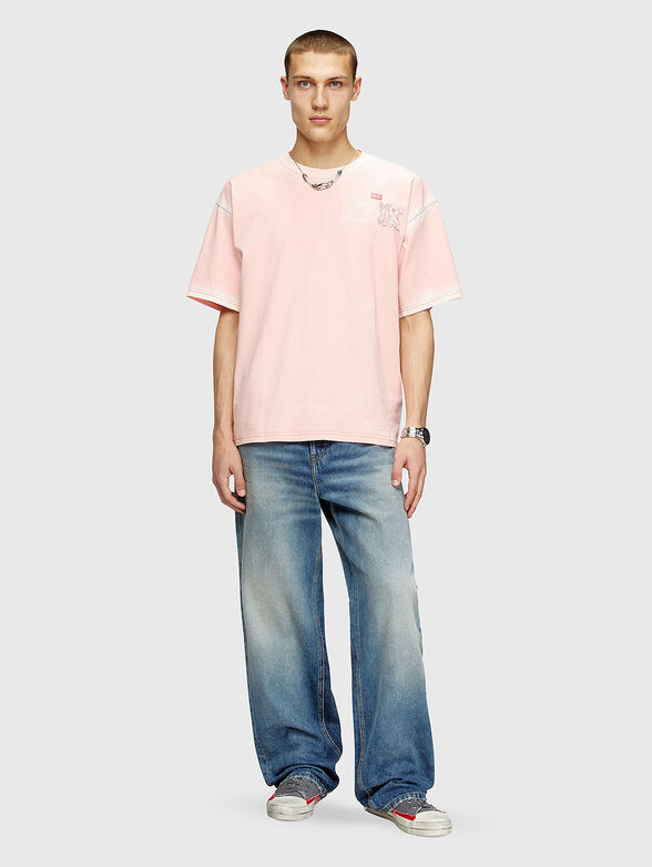 T-BOXT-T10 cotton t-shirt with accent print - 2