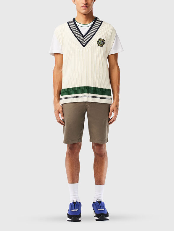 Shorts in cotton blend - 4