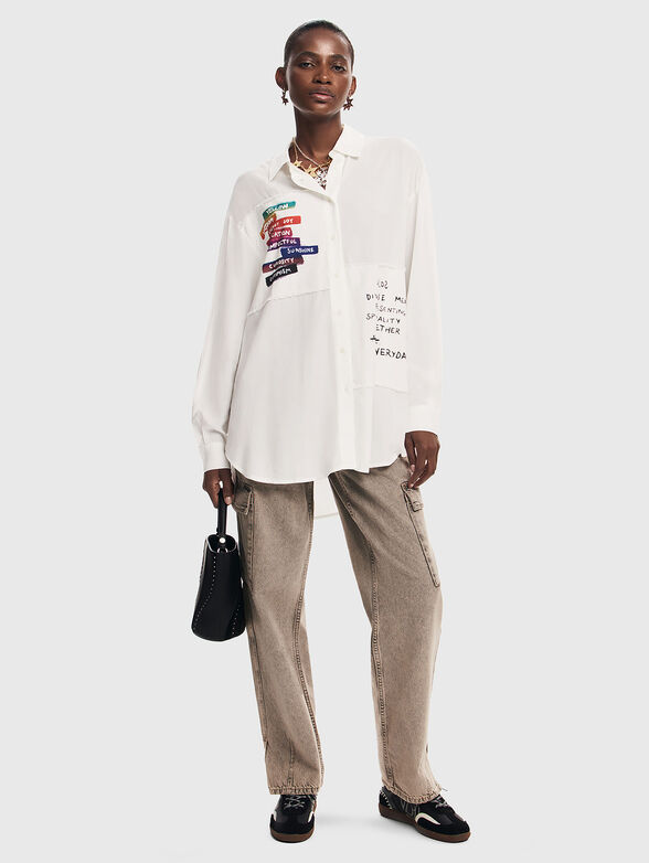 KOBE shirt with patchwork - 2