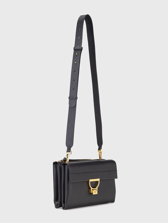 Leather bag with embossed texture - 2