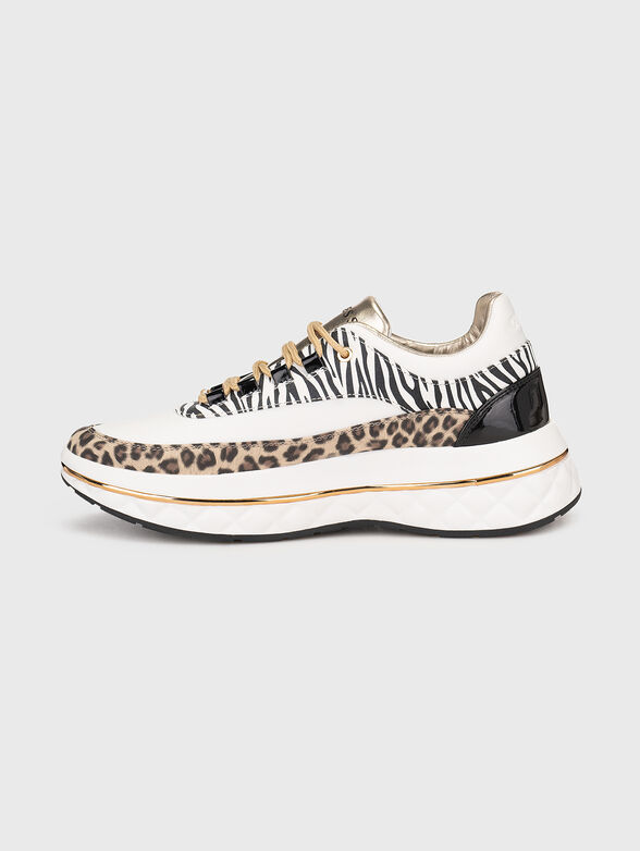 KYRA animal print sneakers - 4