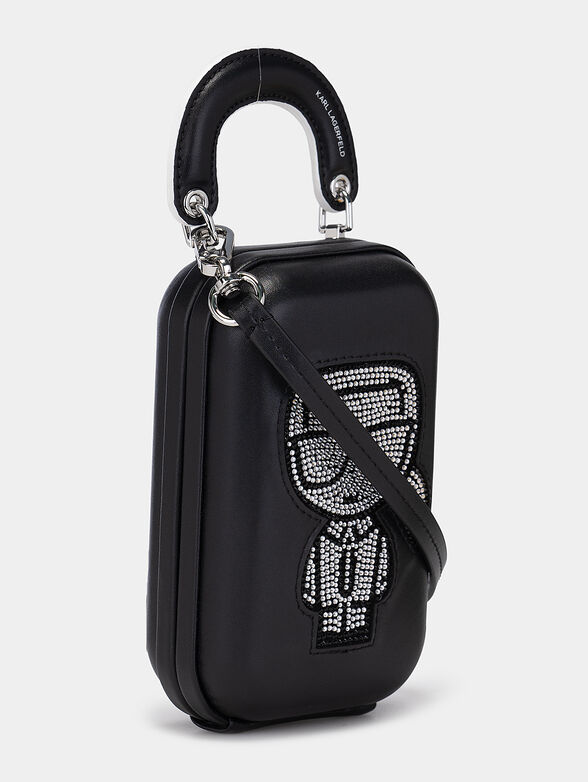K/Ikonik Phone bag with appliqued rhinestones - 2