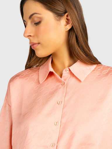 Black shirt with  print - 4