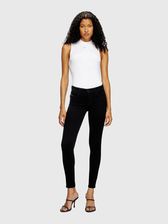 2017 SLANDY L.32 logo skinny jeans - 4