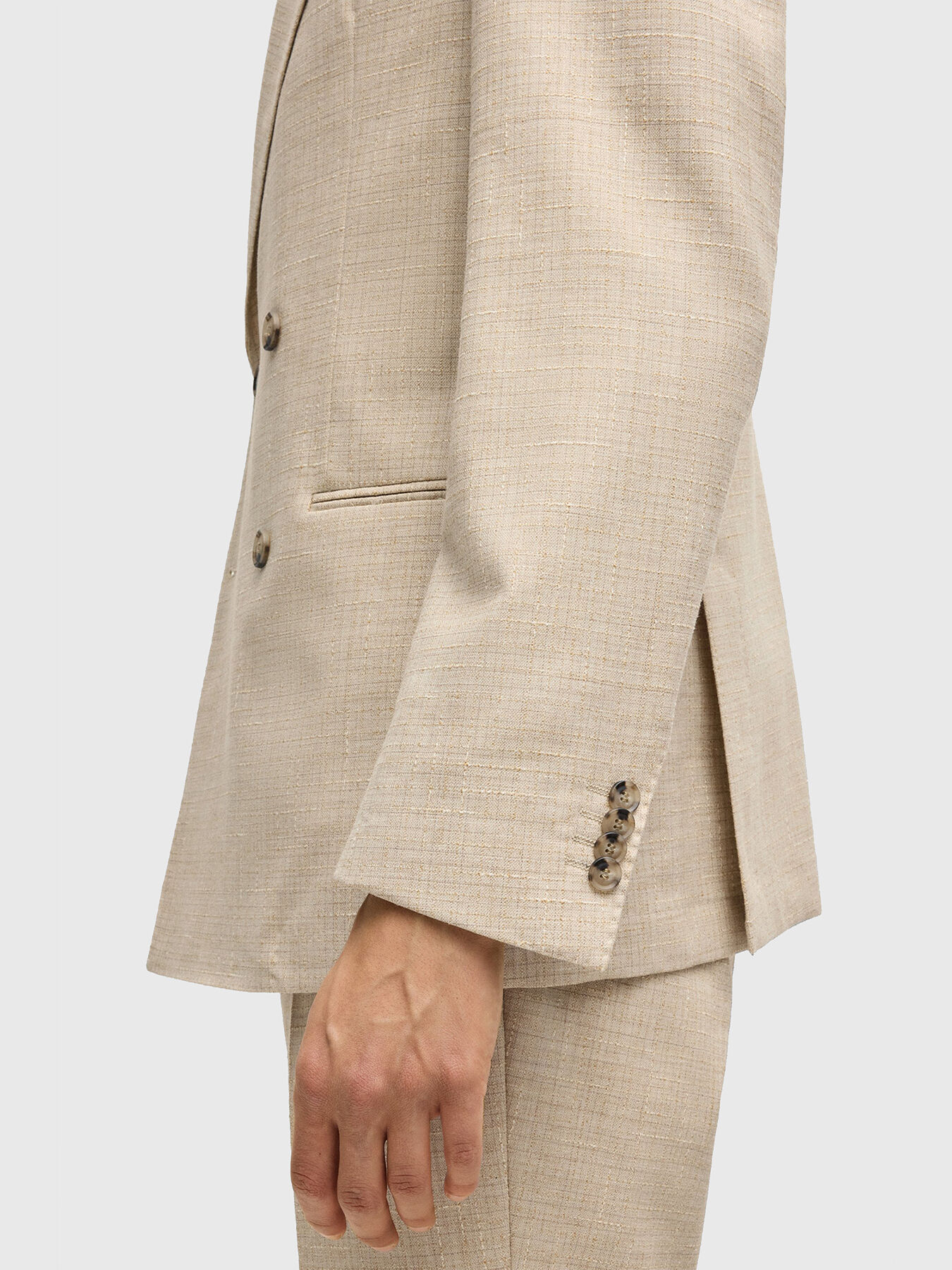 Jacket with double-breasted fastening brand BOSS