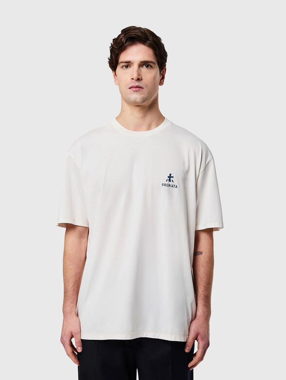 Cotton T-shirt with logo detail - 1