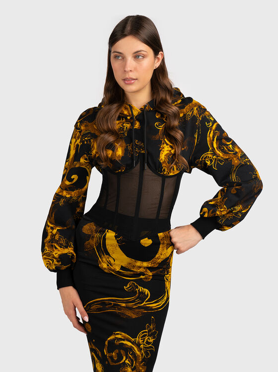 Суитшърт с полупрозрачен ефект - 1