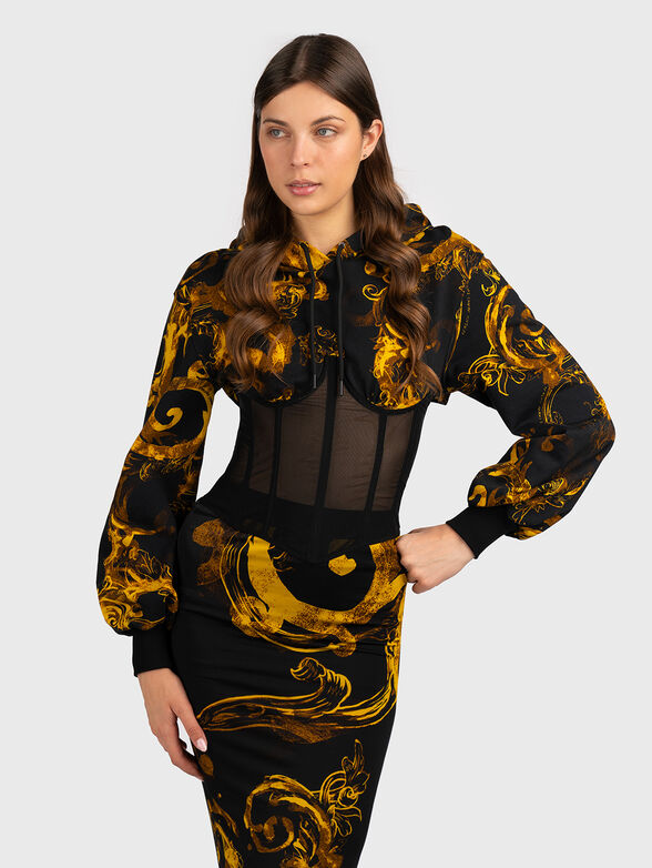 Sweatshirt with sheer effect - 1