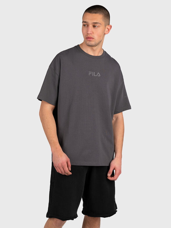 JADEN beige oversized T-shirt - 1