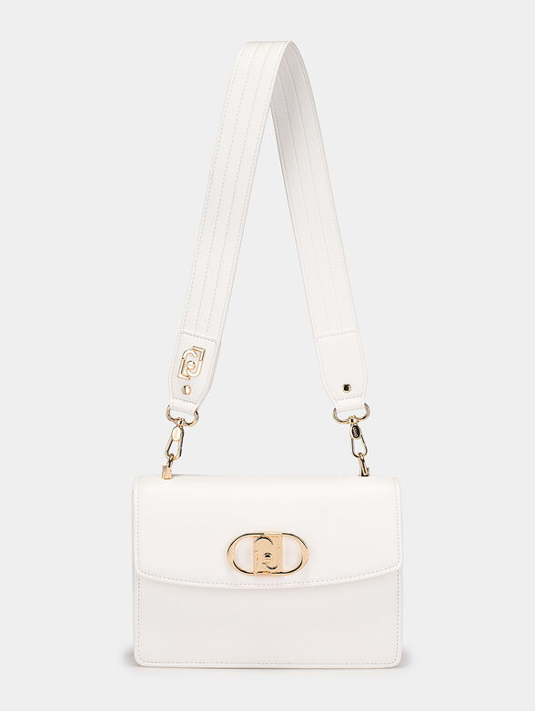 Black crossbody bag with logo accent - 1