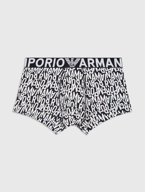 Cotton boxers with logo print - 4